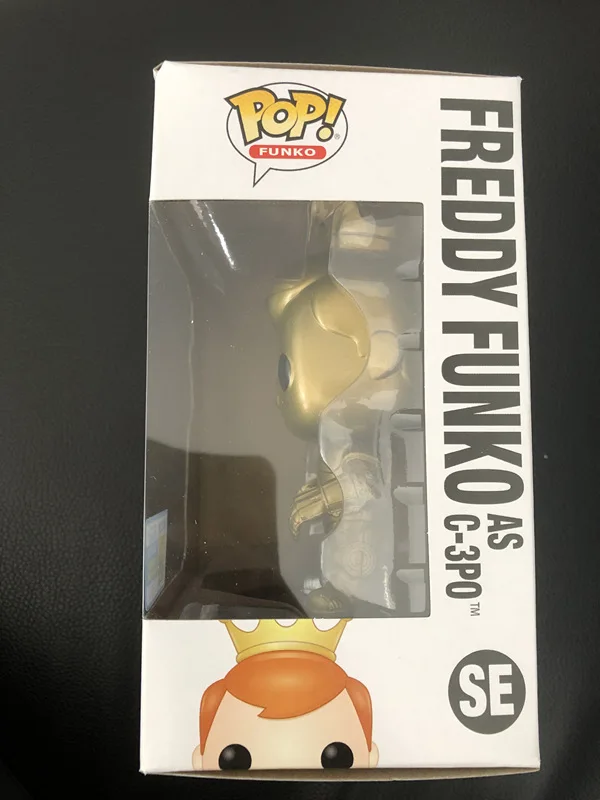 SDCC эксклюзивный Funko pop официальный Freddy Funko as C-3PO из Звездных Войн Виниловая фигурка Коллекционная модель игрушки в коробке