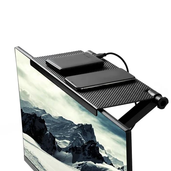 

Display Computer Monitor Riser Wireless Router Large Space Rack Adjustable TV Screen Top Shelf Durable Desktop Rack Storage