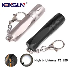 

Highlight T6 LED Small Flashlight Handheld Mini Portable Flashlight With Keychain