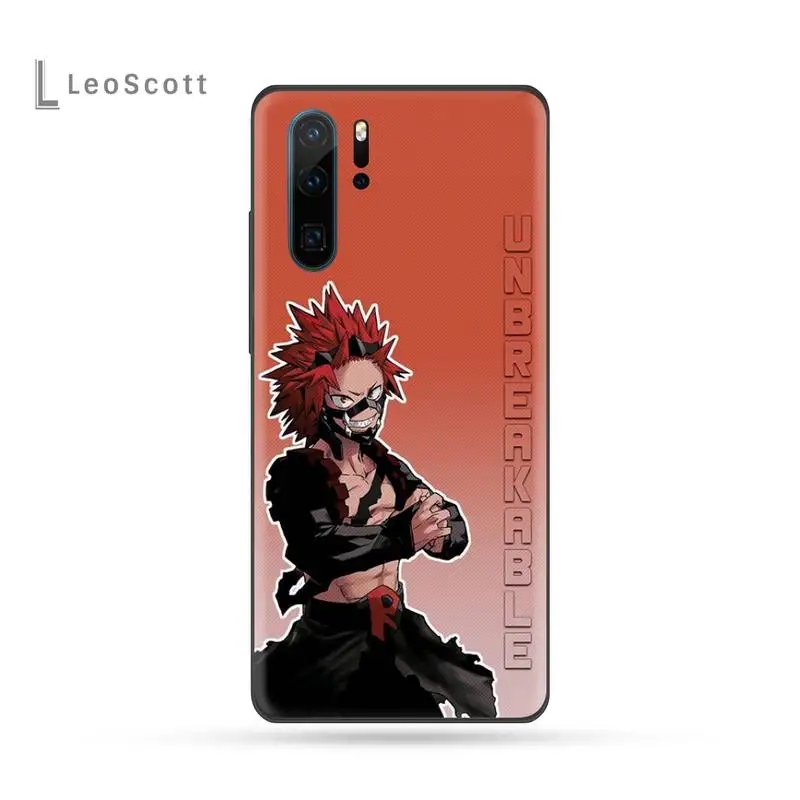 Kirishima My Hero Giới Học Thuật Anime Ốp Lưng Điện Thoại Huawei P9 P10 P20 P30 Pro Lite Thông Minh Giao Phối 10 Lite 20 y5 Y6 Y7 2018 2019 huawei phone cover Cases For Huawei