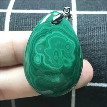 

Genuine Natural Green Chrysocolla Malachite Pendant For Woman Man Love 38x27x7mm Crystal Stone Fashion Pendant Jewelry AAAAA