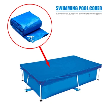 

Garden Swimming Pool Cover Pads PE Floor Dust Waterproof Cover Swimming Accessories Outdoor Portable Outdoor 220*150CM/260*160CM
