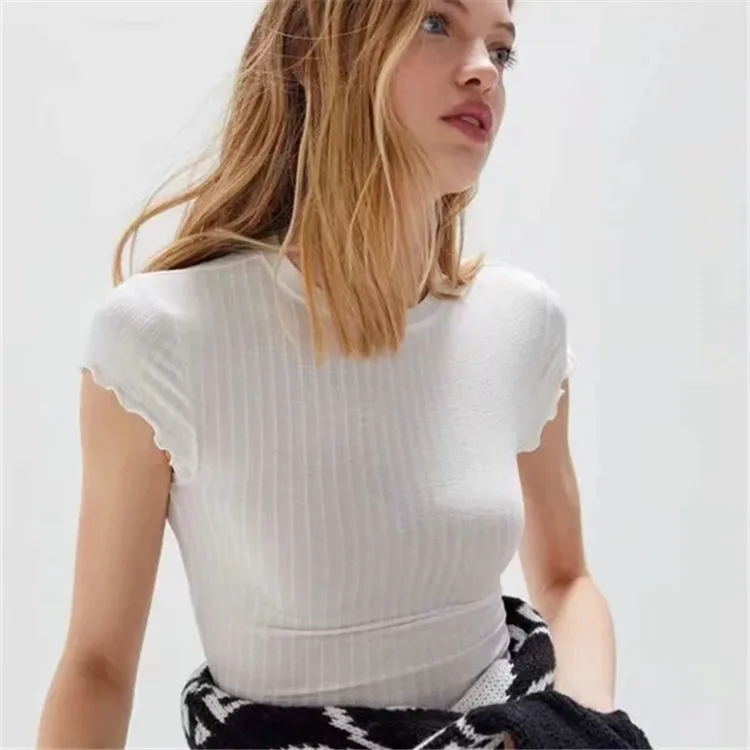 

Новинка 2024, брендовая футболка MRMT с коротким рукавом, трикотажная тонкая однотонная короткая куртка с круглым вырезом, женская футболка, летний женский топ