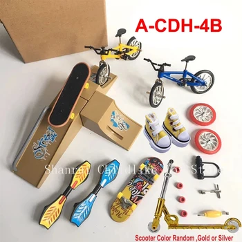 Mini monopatín para el dedo, diapasón para bicicleta BMX, zapatos de moto de dedo, tablas de Skate, Mini bicicletas, juguetes para niños, regalos para niños