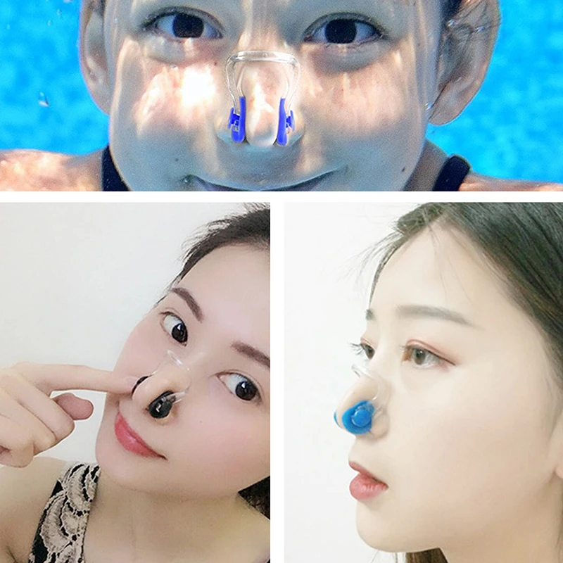 

Mini Portable Silicone Nose Clips Multi-function Waterproof Swimming Nose Clips 1pc