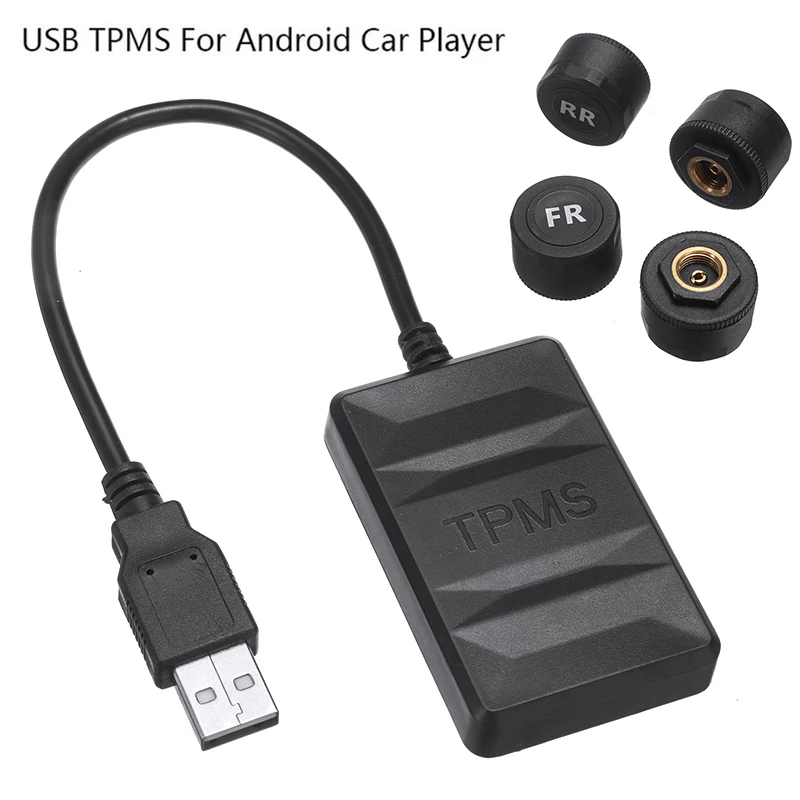 1 комплект TPMS сенсор USB монитор давления в шинах Система внешняя сигнализация