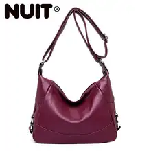 Female Messenger Bags Vintage Leather Handbag High Quality Sac A Main Solid Soft Shoulder Crossbody Bag For Women Bolsa