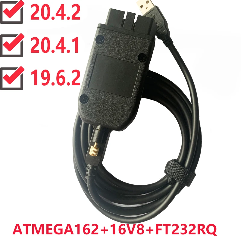 Interface multilingue USB VAG COM 20.4.1 VAGCOM 20.4.2 HEX V2 pour VW AUDI Skoda Seat, ATMEGA162 + 16V8 + FT232RQ