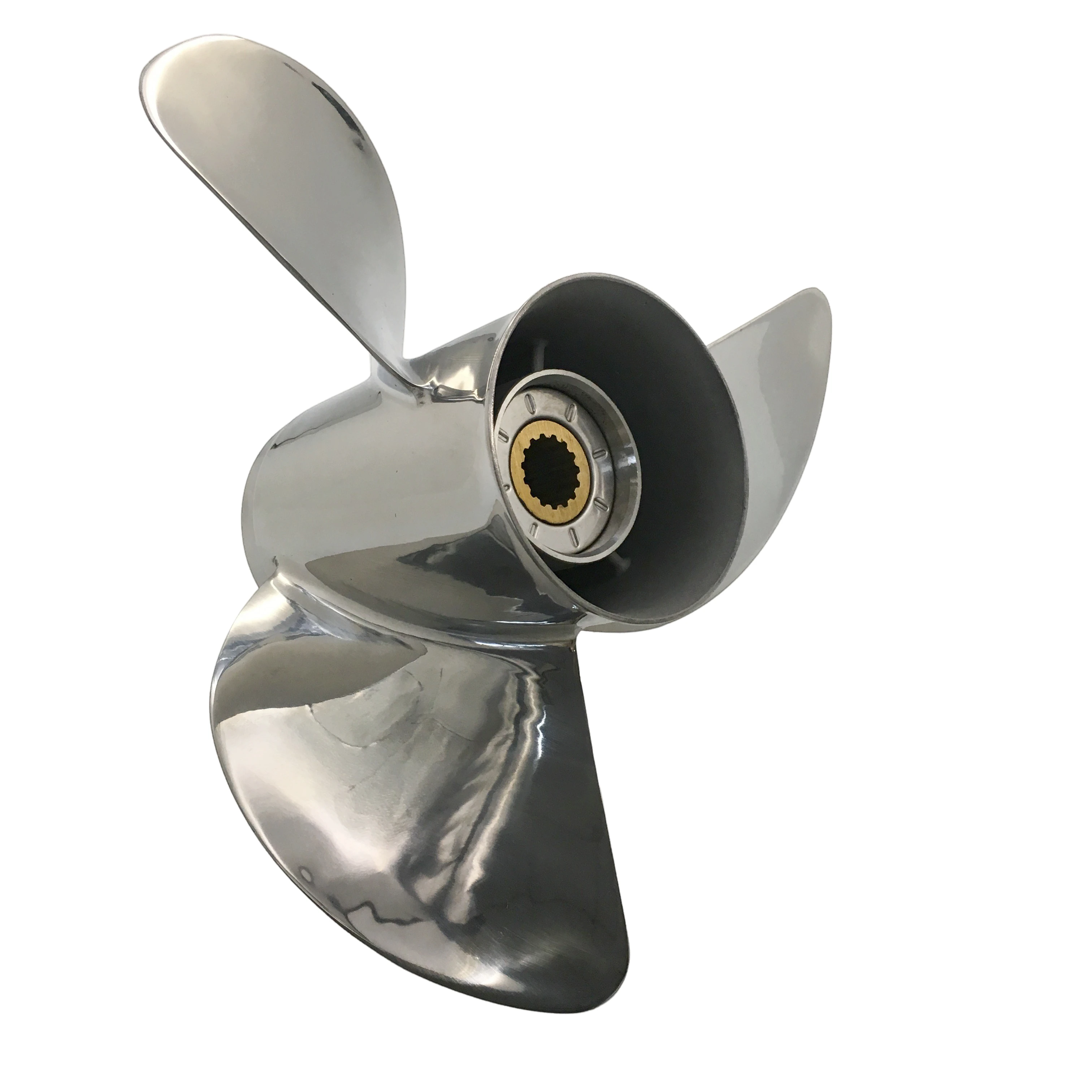 

Propeller 13 3/4x15 Mercury Outboard 60HP-125HP 3 Blades Stainless Steel Prop SS 15 Tooth OEM NO: 48-77342A45 13.75x15