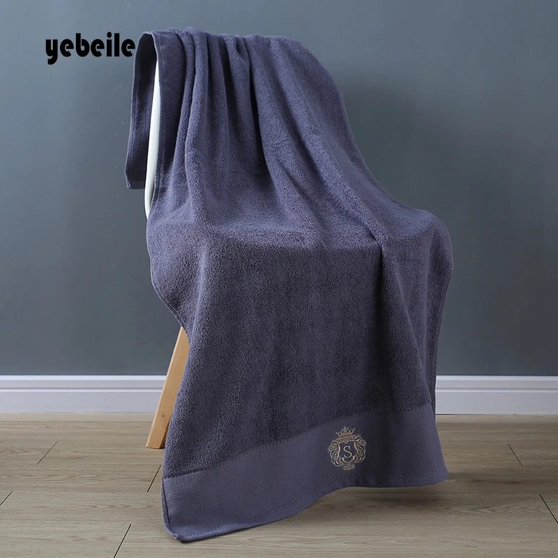 Yebeile, с вышивкой, плотное хлопковое банное полотенце, пляжное/СПА полотенце для взрослых, качественное Подарочное полотенце s, Мочалка для отеля, салона красоты
