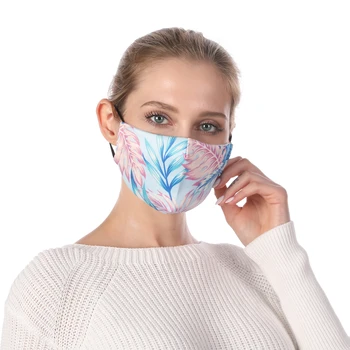 

Zohra Printing Face Mask Daily Reusable Protective PM2.5 Filter Mouth Mask Anti Dust Mask Windproof Adjustable Face Masks