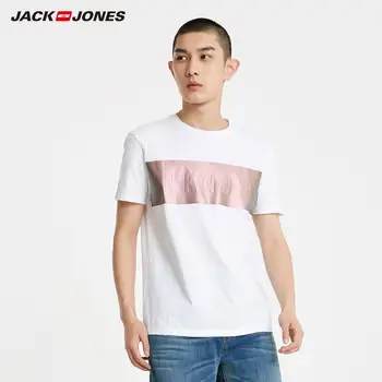

JackJones Men's New Arrival 3D Style Letter Pattern Short-sleeved T-shirt Menswear| 219101546