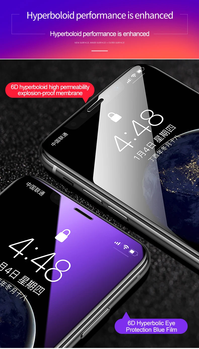 Joyroom 9H анти-синий луч светильник полное покрытие закаленное стекло для iPhone 11 Pro Max Защита экрана для iPhone XR X XS Max стекло