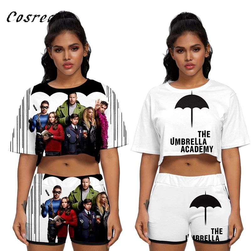 Карнавальный костюм в стиле аниме Umbrella Academy косплей футболка шорты костюмы с