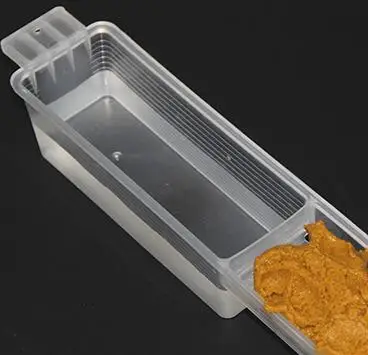 20pc/lot PET plastic Multifunctional thickened bee feeder feeding trough beehive pollen beekeeping tool D023