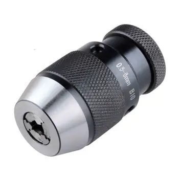 

1pc Keyless Drill Chuck Adjustable Lockings For B10 B12 B16 B18 Clamp Self Tighten Lathe Accessories Tool Set