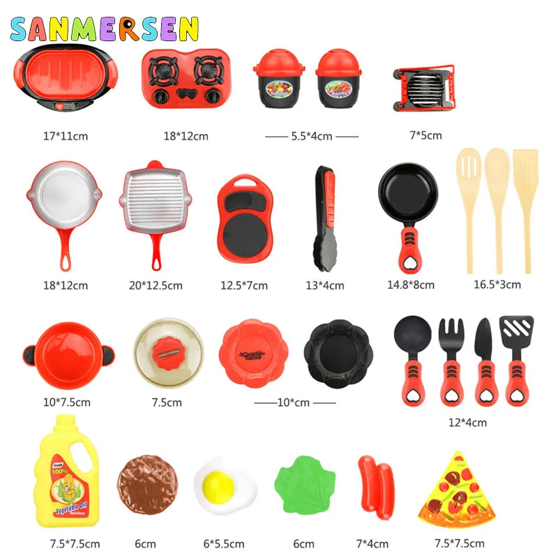 26 шт. Детские миниатюрные кухонные игрушки набор ролевых игр имитация пищи посуда Кастрюли для готовки Игрушки для девочек детский подарок