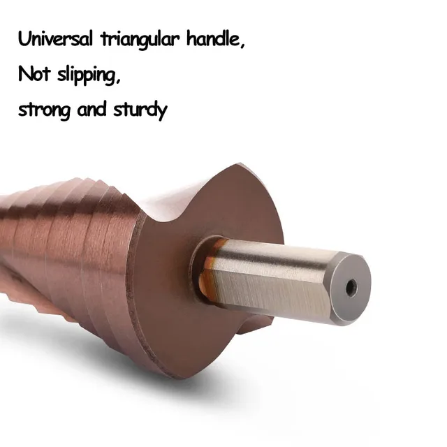 Punta A Gradino Cobalto M35 HSS 4-32 Mm - Per Acciaio, Ferro, Alluminio, Legno E Plastica - Foto 9