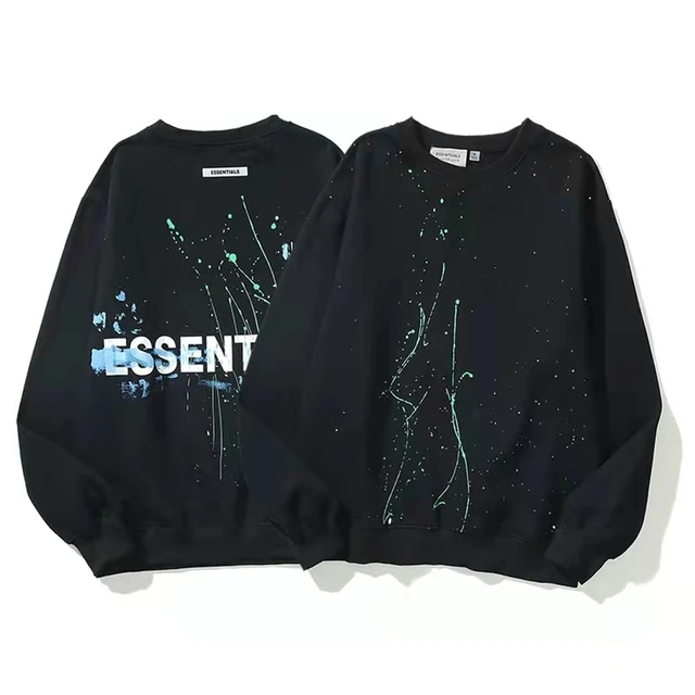 Essentials Spray Painting Graffiti Sweatshirt 1