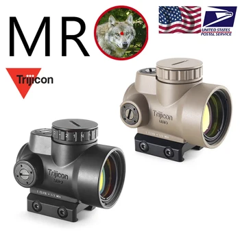 Trijicon-mira holográfica de punto rojo MRO, mira de Caza, Rifle iluminada, equipo de francotirador para mira de Rifle táctico