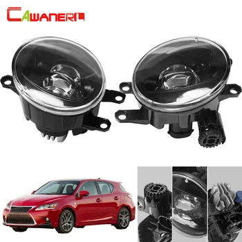 

Cawanerl Car Fog Light Assembly H11 LED Projector Devil Eye Daytime Running Lamp 4000LM 12V For Lexus CT200h CT 200h 2011-2017
