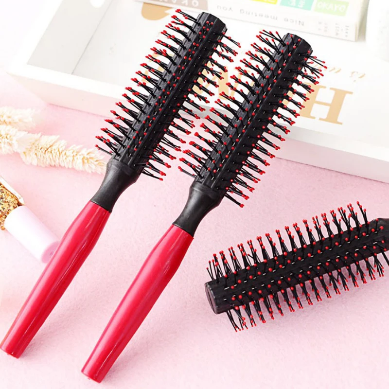 

Round Volumizing Curling Scalp Massage Detangling Hair Brush Rolled hair combs hair accessories for Women Styling dropship