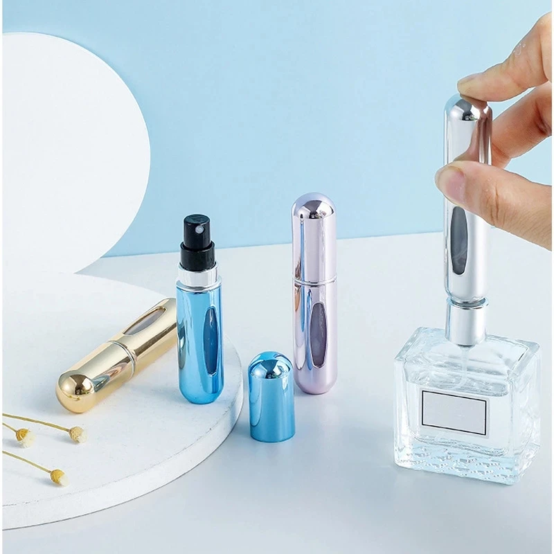 5ml Bottom Charge Perfume Refillable Bottle Liquid Container For Cosmetics Spray Bottling Dispenser Press Head Portable Travel spray bottle perfume bottle perfume atomizer mini perfume bottle perfume refill bottle mini perfume atomizer refillable bottle refillable empty bottle refillable cosmetic bottle refillable perfume bottle