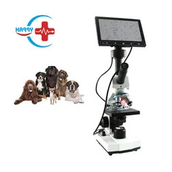 HC-R069 7 inch high-definition screen usb lcd digital microscope Veterinary equipment biology light microscope