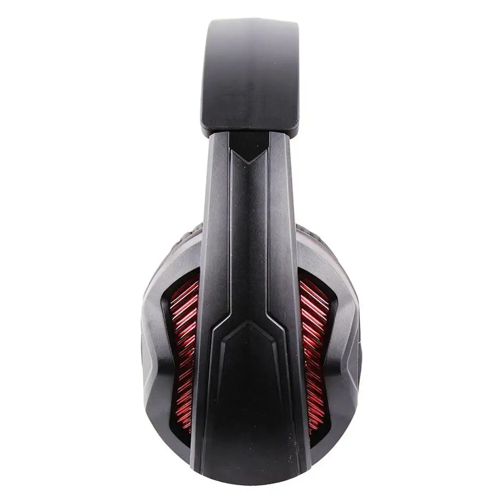 Gaming Headphones Wired Gamer Headset Stereo Sound Over Ear Earphone with Mic and LED Light for PC Laptop PS4 Computer USB