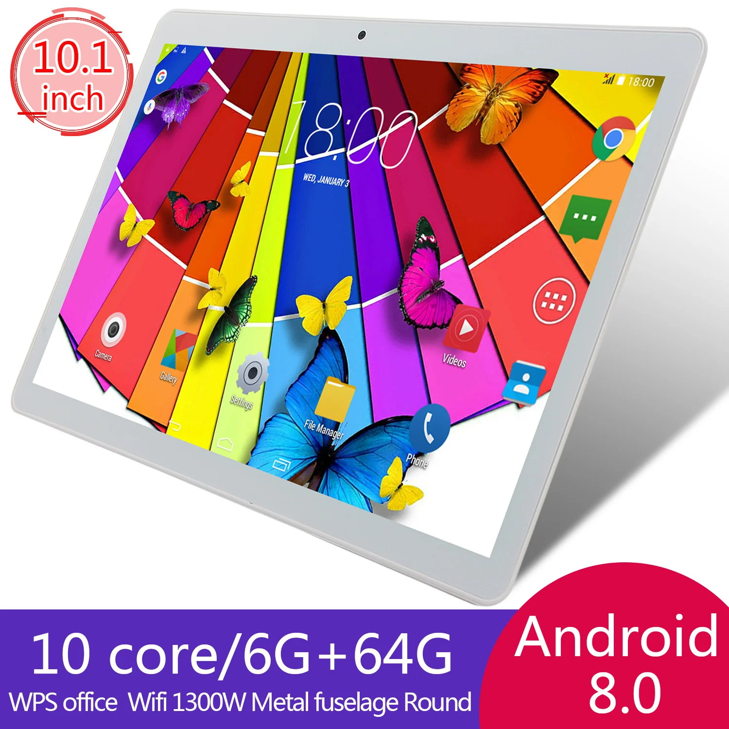 Online KIVBWY Tabletten Android 4G Anruf Octa Core 6 GB + 64 GB Tablet 10,1 Pc mit Touch tastatur Dual SIM Karte WiFi Bluetooth