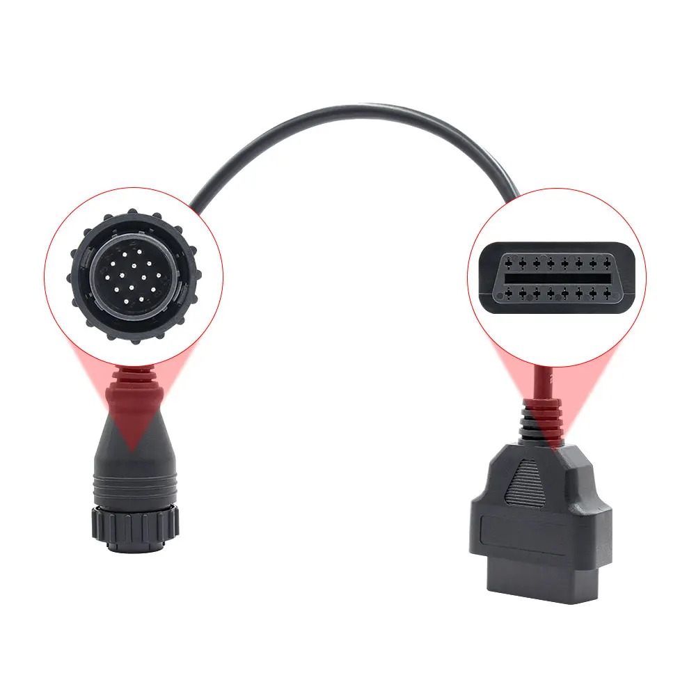 Obd obd2 Диагностический адаптер для Mercedes 14 pin OBD 38pin разъем Benz Бесплатная доставка MB