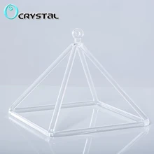 11 Inch Clear Quartz Crystal Singing Pyramid for Sound Healing 11'