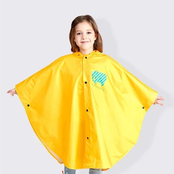 

Cute Animal Elephant Rain Coat Baby Jumpsuits Waterproof Polyester Raincoat Children Rainwear Student Poncho Cover