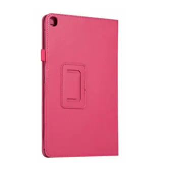 

Suitable For Samsung Tab A 10.1 T510 Tablet Protective Case T515 Litchi Pattern Leather Case Two-Fold Protective Case