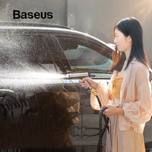 Baseus Высокого Давления Автомойка Форсунка с 25FT-100FT Волшебный Гибкий Шланг Автомобильный Водяной Пистолет Мощность Стиральная Машина Сад Водоструйный