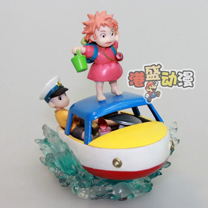 Поп классический аниме Хаяо Миядзаки студия Ghibli Ponyo на скале Sosuke/Sousuke лыжах