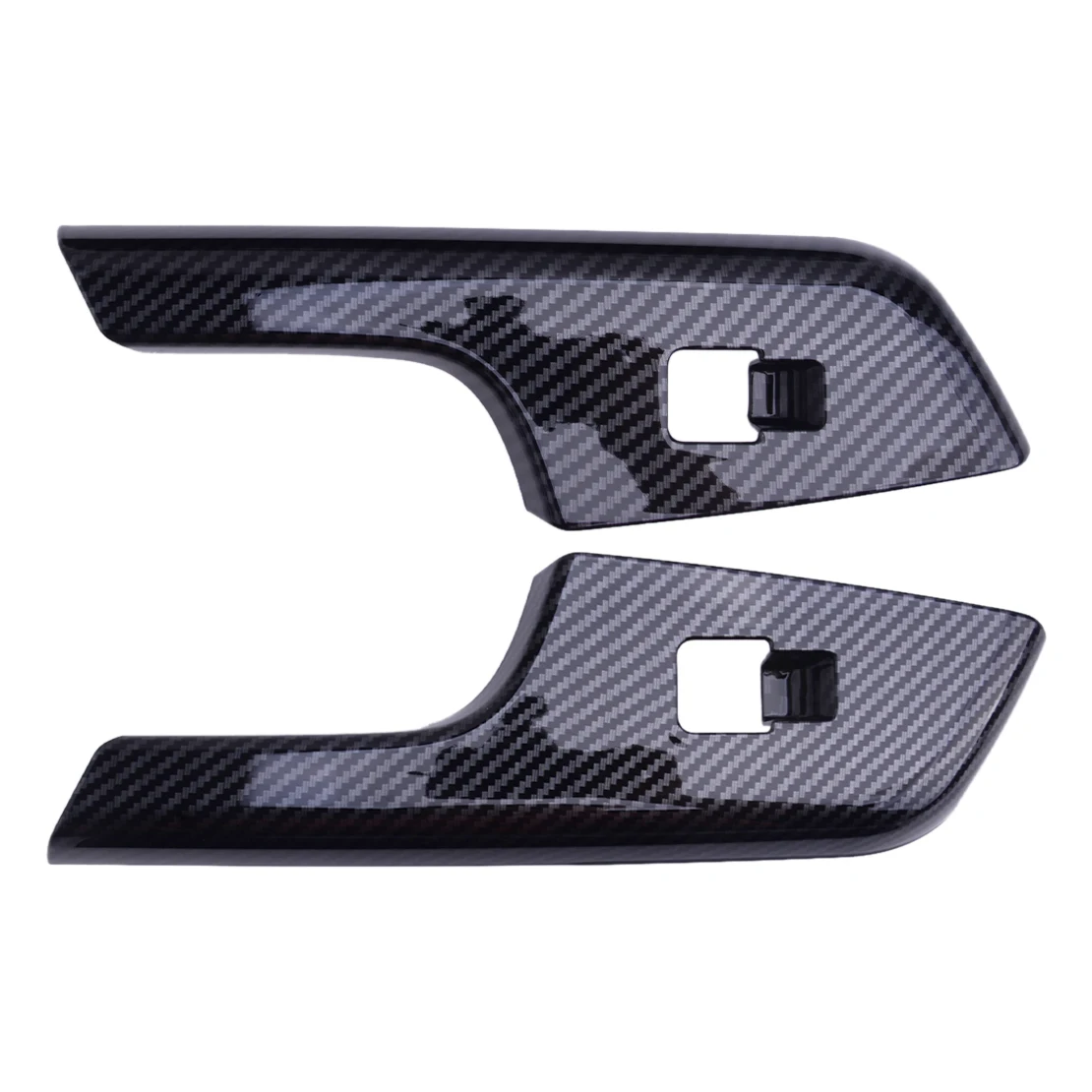1Set Carbon Fiber Style Window Lift Switch Panel Cover Trim Moulding Fit For Honda CRV 2012 2013 2014 2015 2016