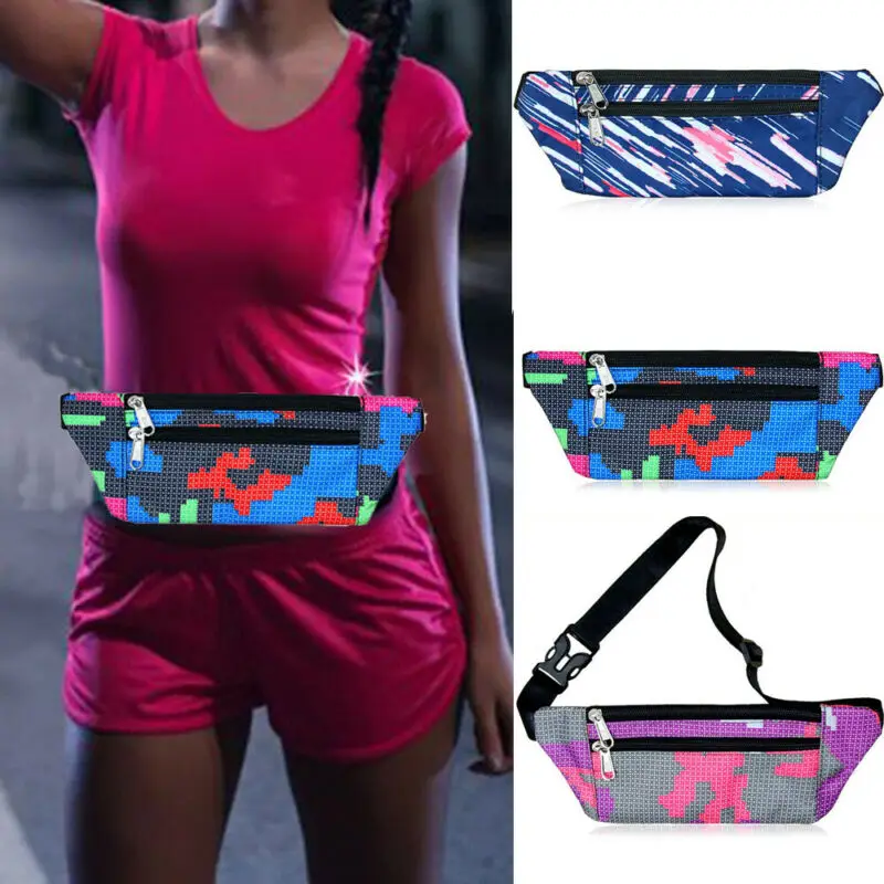 NoEnName Null Waterproof Running Bum Bag Fanny Pack Jogging Outdoor