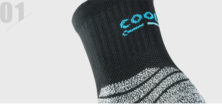Xiaomi носки Coolmax быстросохнущие дышащие износостойкие Дезодорант антибактериальный баскетбольные спортивные носки для пешего туризма на открытом воздухе