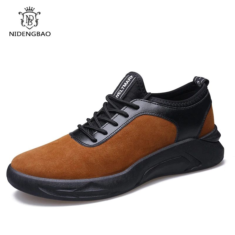 Autumn Winter Men Casual Shoes Hot Sale Round Head Leisure Men's Shoes Korean Fashion Trend Comfortable Sneakers for Men