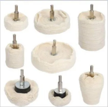 6mm Shank White Handle Wheel Brush Abrasive Wire Grinding Flower Head Polishing Brush Bench Grinder For Metal Polishing - Color: 8Pcs
