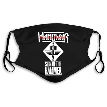 

Manowar Sign of the Hammer Be My Guide Large On Sale New Summer Mask women kid's PM2.5