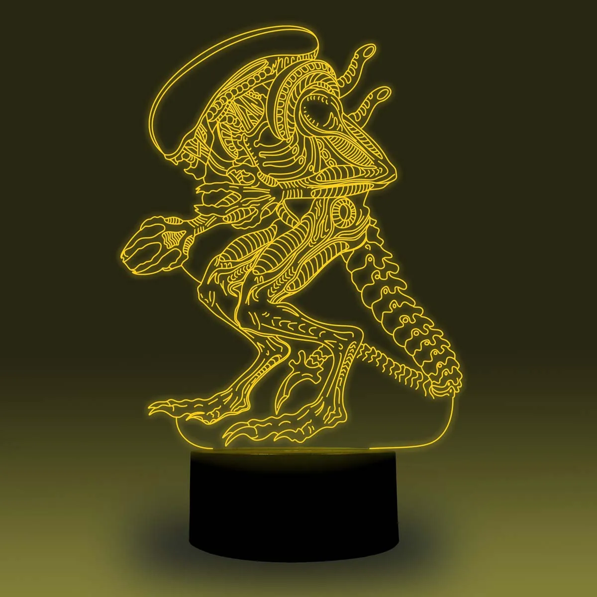 NiteApps 3D Alien Versus Predator ночник настольная иллюзия Лампа подарок на день рождения приложение/сенсорное управление