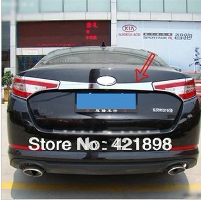 Для Kia K5 2011 2012 2013 OPTIMA ABS Хромированная задняя дверь крышка багажника отделка внешней формовки наклейки