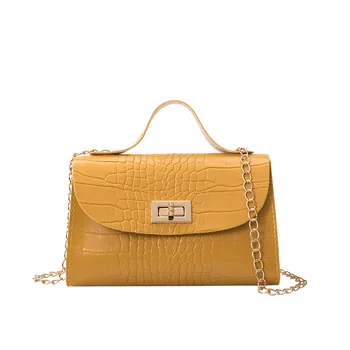 

Women's Chain Mini Messenger Bag Fashion All-match Summer Handbag Phone Bag Lock Closure Purse