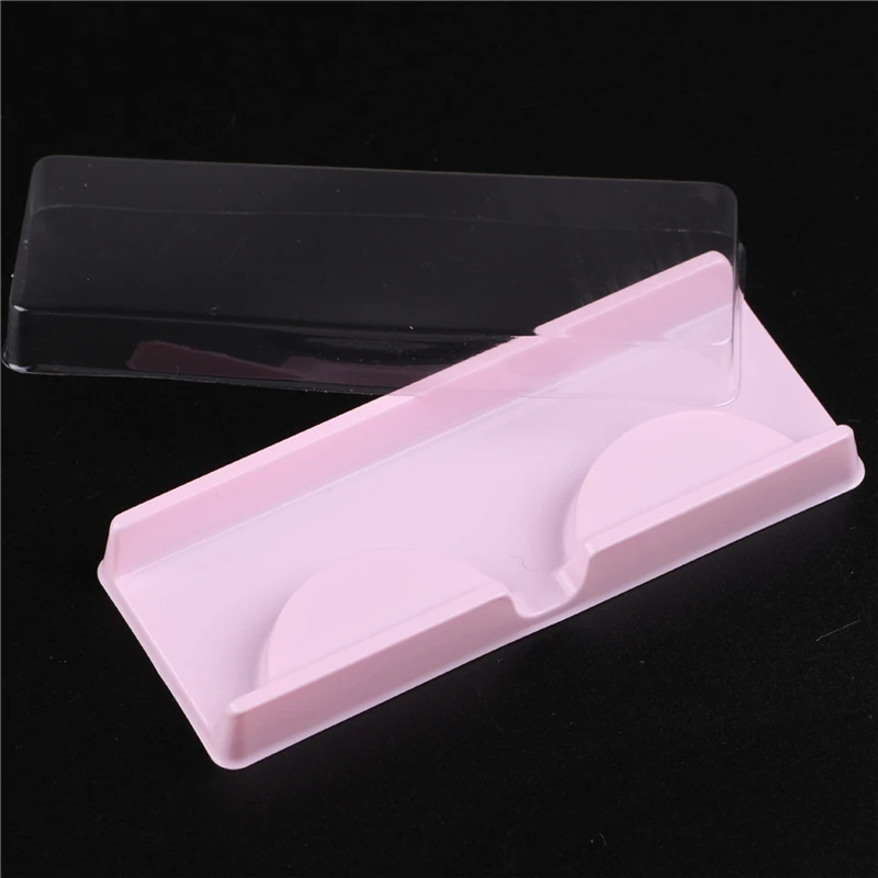 1 Set Reuseable Strip Eyelash Box Packaging Bottom with Transparent Cover Eye Lashes Lash Case Protection 3