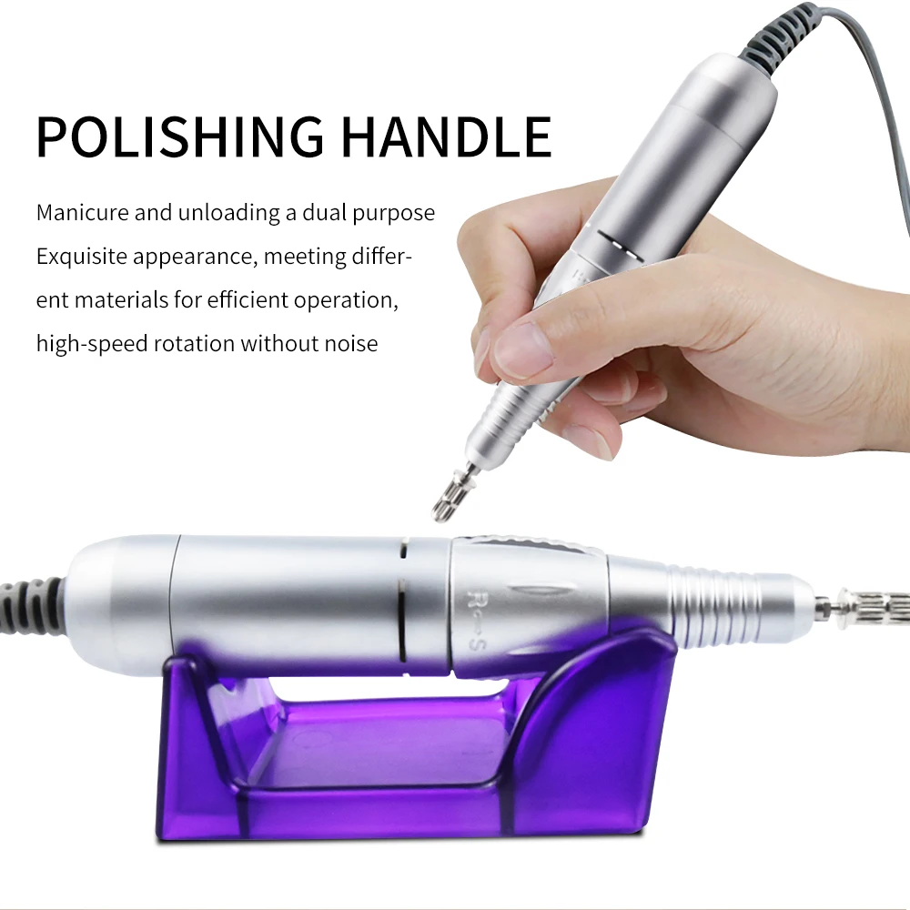 Najtaniej 32W 35000RPM elektryczna wiertarka do paznokci sprzęt do paznokci maszyna do manicure narzędzia Pedicure akryle frezowanie Nail Art wiertarka Pen zestaw urządzeń