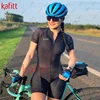 Kafitt Female Cycling Monkey Pink Suit Cycling Outfit Short Bodysuit Cycling Jersey Female Bisiklet Jumpsuit Robe Sets Women's 4