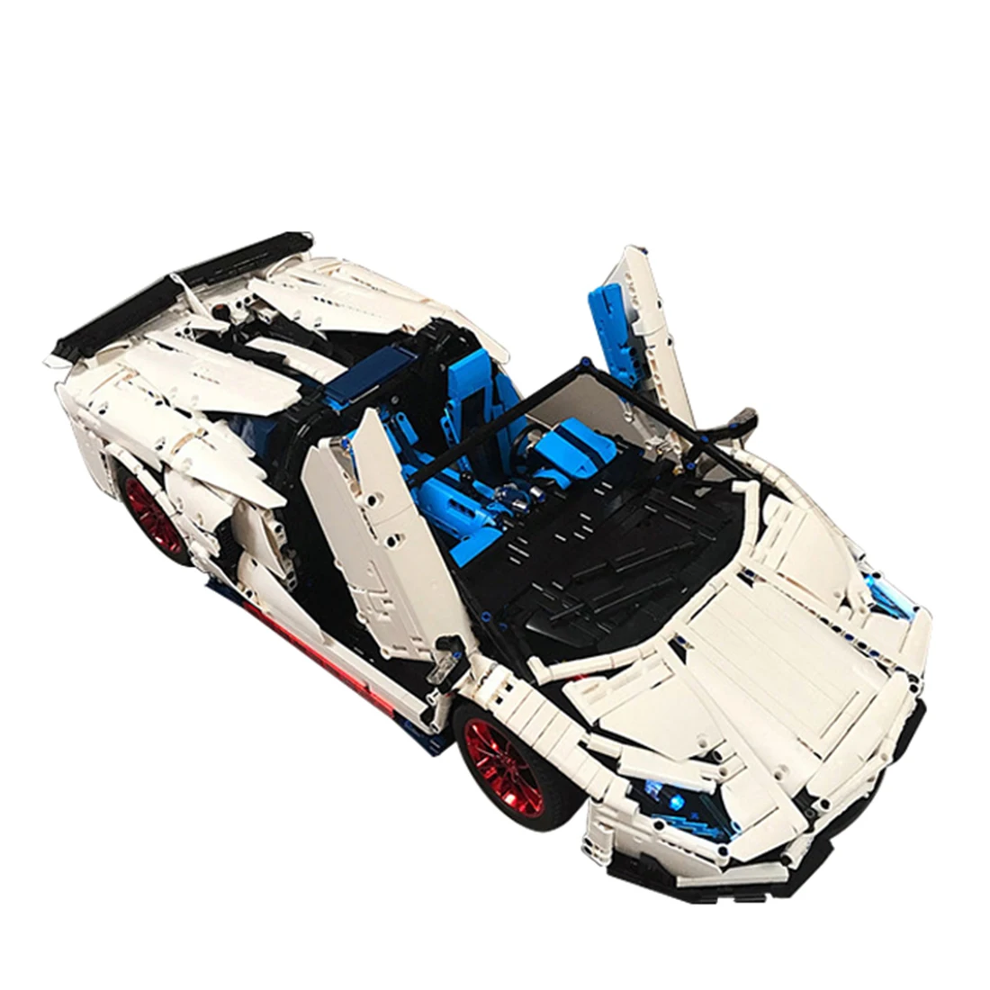 

3556Pcs MOC RC Sports Car Vehicle Model High Level Assembly Small Particle Building Block Set with Motor and Remote Control