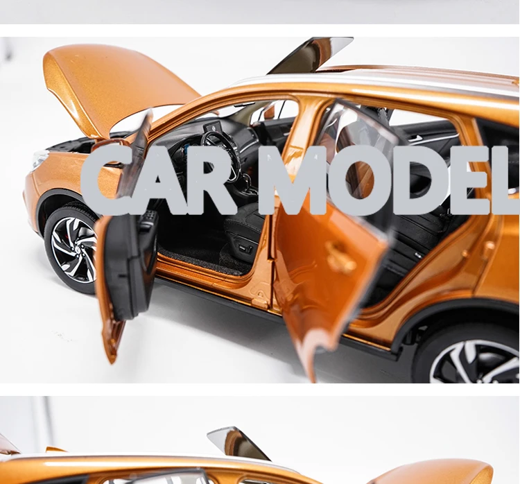 1:18 Масштаб сплава игрушечных автомобилей DONGFENG FENGSHEN AX5 модель автомобиля SUV детских игрушечных автомобилей авторизованный игрушки для детей